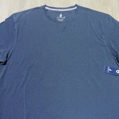 JOHNNIE-O Mens M MEDIUM COURSE T SHIRT PERFORMANCE GOLF SHORT SLEEVE WAKE NAVY