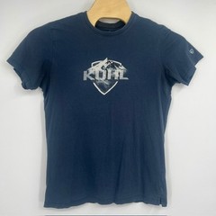 Kuhl Men’s Wildfibre Organic Cotton Mountain Graphic T-Shirt Blue Size Medium