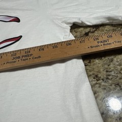 Vintage Champion Shirt Men’s Small American Flag Logo Gray Red White Blue USA Cp