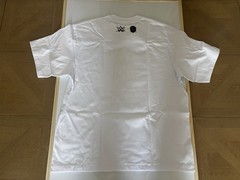 ape bape x WWE stone cold Steve Austin baby milo relaxed fit tee t shirt M new