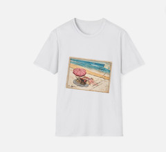 Beach Vibes Unisex Softstyle T-Shirt, Summer Tee, Vacation Shirt, Beach