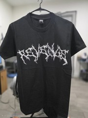 Revenge Spider Tee Black Skull Graphic Men’s Short Sleeve Cotton T-Shirt Size S