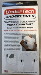UnderTech Undercover Men’s Concealed Carry T-Shirt (V-Neck Coolux Mesh)