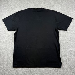Non Stock T Shirt Mens XXL Black USA Cotton Heavyweight Crew Neck Short Sleeve
