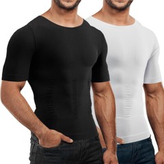 Mens Compression Shirt Slimming Body Shaper Tight Tank Top Breathable Underwear