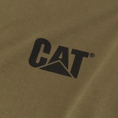 Caterpillar Men Trademark Banner Long Sleeve Tee Apparel Accessories Cotton