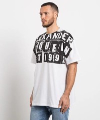 Alexander McQueen White EST. 1992 Logo T-Shirt Men’s Designer Cotton Tee