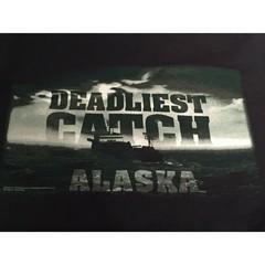Deadliest Catch Alaska T-Shirt Discovery Channel Documentary TV Series Fishing M