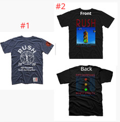 RUSH Band T Shirt Fifty Something North American Tour 2026 Reprint