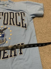 Vintage 90’s Air Force Academy T-shirt USAFA Puff Print Size Medium