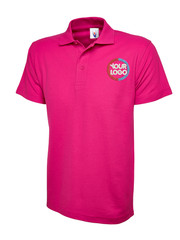 Custom Embroidered Polo Shirt Uneek UC101 Personalised Workwear Poloshirt T