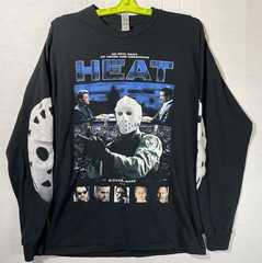 Graveyard Goods HEAT (1995) Film Large Graphic Long Sleeve T Shirt Black SIze M