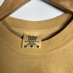 Comfort Colors Men’s Hundred Graphic T- Shirt 100% Cotton Medium Yellow