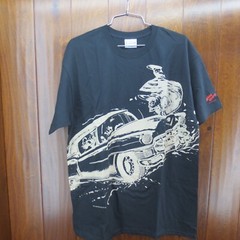 Vintage Sin City Frank Miller Graphitti Designs Shirt Large Car Black Hanes