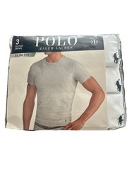 Polo Ralph Lauren Men’s Slim Fit Crew-Neck Moisture Wicking T-Shirt 3 PK SZ LG