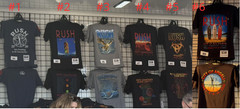 RUSH Band T Shirt Fifty Something North American Tour 2026 Reprint