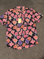 SS Flower Viscase Shirt