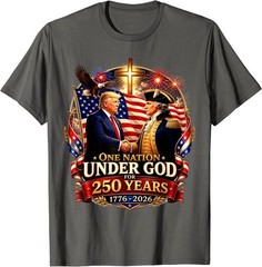 250 Years America Anniversary 250th Trump Washington T-Shirt