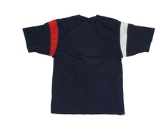 US POLO ASSN Navy Blue/Red Cotton CREW NECK T-SHIRT Big Graphic Logo Men’s L