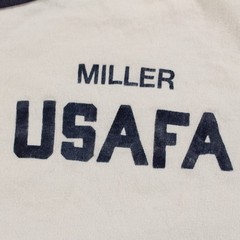 vtg 80s Champion Unites States Air Force Academy usfa ringer LARGE usa t-shirt