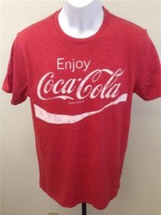 NEW Enjoy Coca Cola COKE Mens Sizes XS-S Super Soft Vintage Look Old Navy Shirt