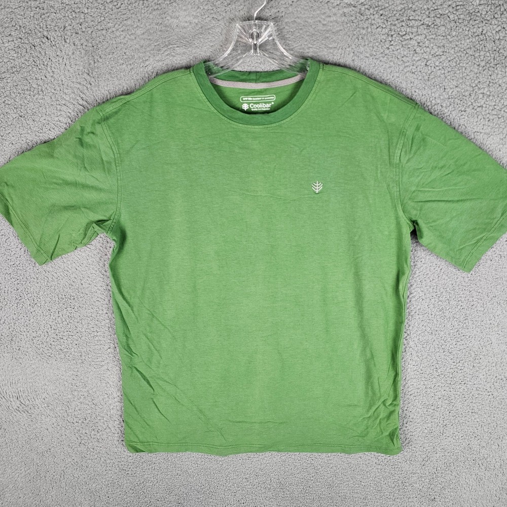 Coolibar T-Shirt Mens Large Stretch UPF 50+ Sun Protection Crew Neck Pullover
