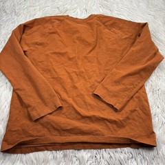United by Blue Men’s L Burnt Orange Long Sleeve Henley Tee