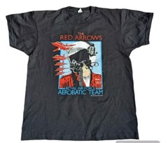 1991 Red Arrows RAF Aerobatic Team 1991 Black Screen Stars Single Stitch Large