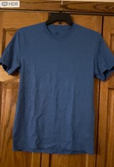 Blue T-Shirt Cotton Blend Unisex Small Dist Rict Perfect New No Tags