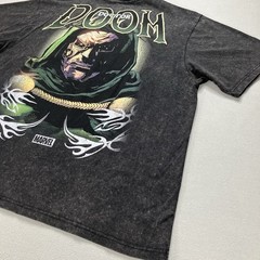 Marvel Doctor Doom Black Graphic Print Double Sided T-Shirt Sizes Vary