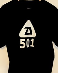 Daoust 501 Hockey Skate Logo T Shirt