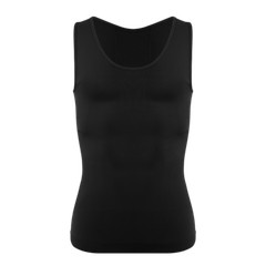 Mens Compression Shirt Slimming Body Shaper Vest Waist Traner Tops Tummy Control