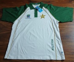 ICC Men’s World Cup 2007 West Indies PSKISTAN Cricket Team T-Shirt XXL NWT