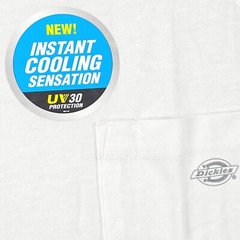 DICKIES FAST DRY Shirt Mens 3XL XXXL WHITE OUTDOORS WORKWEAR Cooling NWT