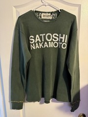 Satoshi Nakamoto Logo Thermal With studs Green Size XXL
