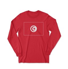 Tunisia Pride Sassi 13 Two-Sided Jersey Style Long Sleeve T-Shirt