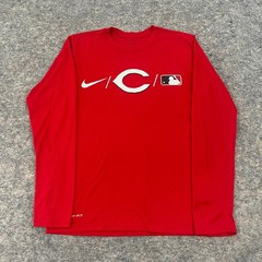 Nike Cincinnati Reds MLB Dri-FIT Long Sleeve Graphic T-Shirt Red Men’s Medium