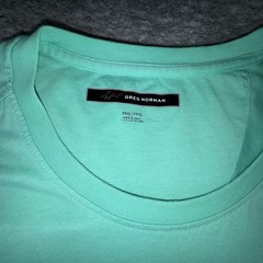 Greg Norman Shark T-Shirt Men XXXL 3XL Teal Pocket Tee Golf