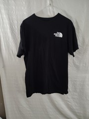 North Face T Shirt Tee Men’s Large Black Logo Short Sleeve