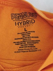 Peanuts Hybrid L Snoopy Mummy Orange cotton Blend Unisex Festive Halloween