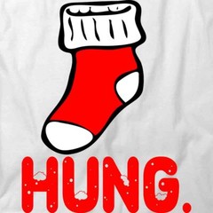 HUNG STOCKING TShirt Tee Short-Sleeved Cotton HOLIDAY CLOTHING S1WSA399