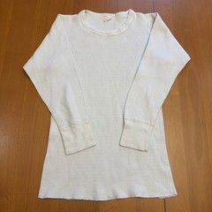 Vintage 70s JC Penny Waffle Knit Thermal Shirt M100% Combed Cotton Grunge *