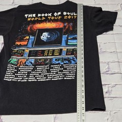 Iron Maiden T-Shirt Black Book of Souls World Tour 2017 Graphic Band Mens Size M