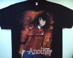 ANOTHER ANIME T-SHIRT XL,MIRAI NIKKI,ELFEN LIED RE ZERO HENTAI MEI MISAKI GORE