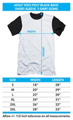 Star Trek Captains Adult Halloween Costume T Shirt (Black Back), S-3XL