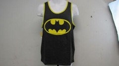 New Batman Licensed Mens Size M Medium Black Tank Top Shirt