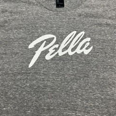 Pella Windows Doors Company Shirt Mens Large Gray Tri Blend Short Sleeve Tee USA