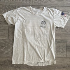 Chrome Hearts Equinox Climb for Heroes Veterans Day 2023 white graphic tee Large