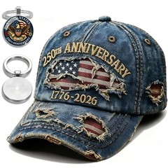 USA 250th Anniversary Hat 1776-2026 – USA Patriotic Baseball Cap, Adjustable …