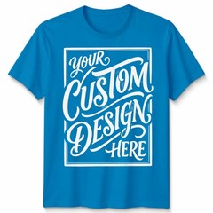 Personalised Unisex T Shirt Customized With Photo Text Logo Graphic Tee